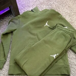 Jordan Kids Olive Sweatpants & Joggers Set